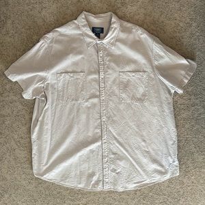 The Foundry 3XL Cotton Button Down Short Sleeve Shirt